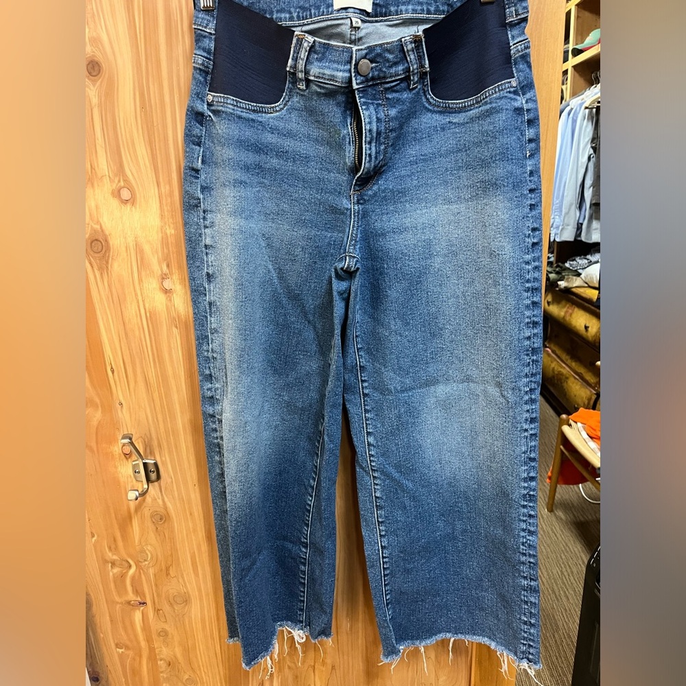 NWOT DL1961 maternity wide leg jeans, size 29
